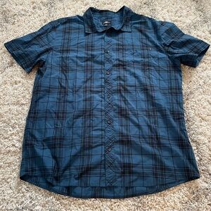 O'Neill Blue and Black Checkered Shirt